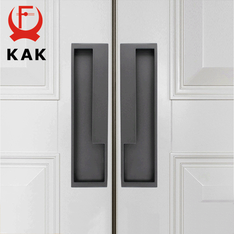 Drawer Pull Gold - KAK 블랙 골드 슬라이딩 도어 핸들