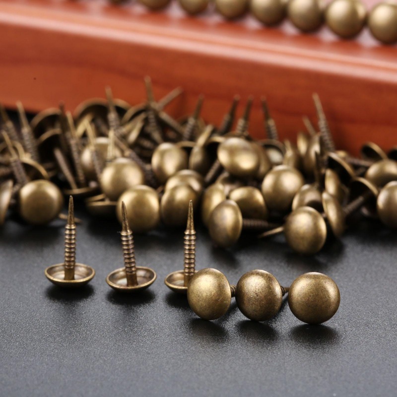 Furniture Upholstery Hardware - 100Pcs 골동품 청동 실내 장식 손톱