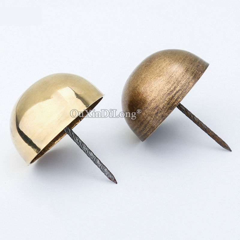 Furniture Upholstery Hardware - 레트로 빈티지 20개 앤틱 황동 장식용