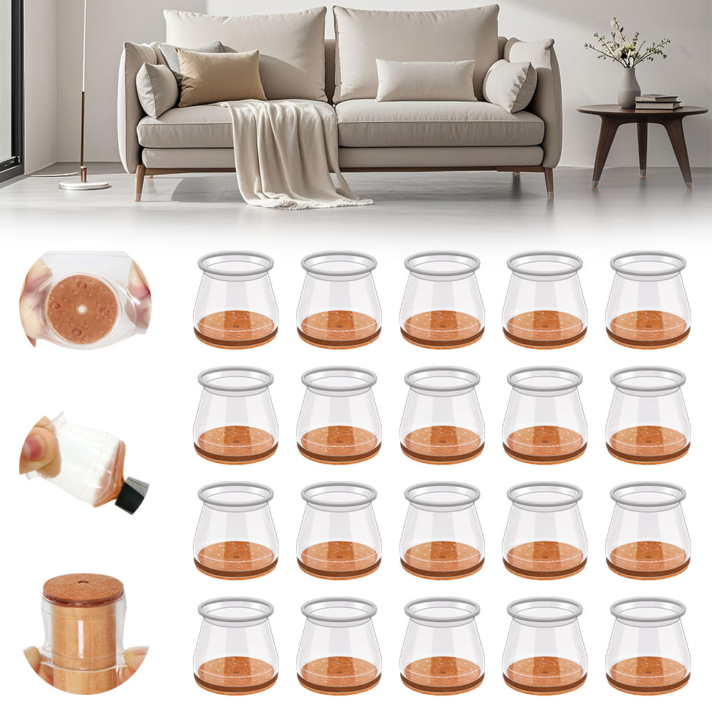 Furniture Hardware Feet - 24-36개 의자 다리 캡 실리콘 발