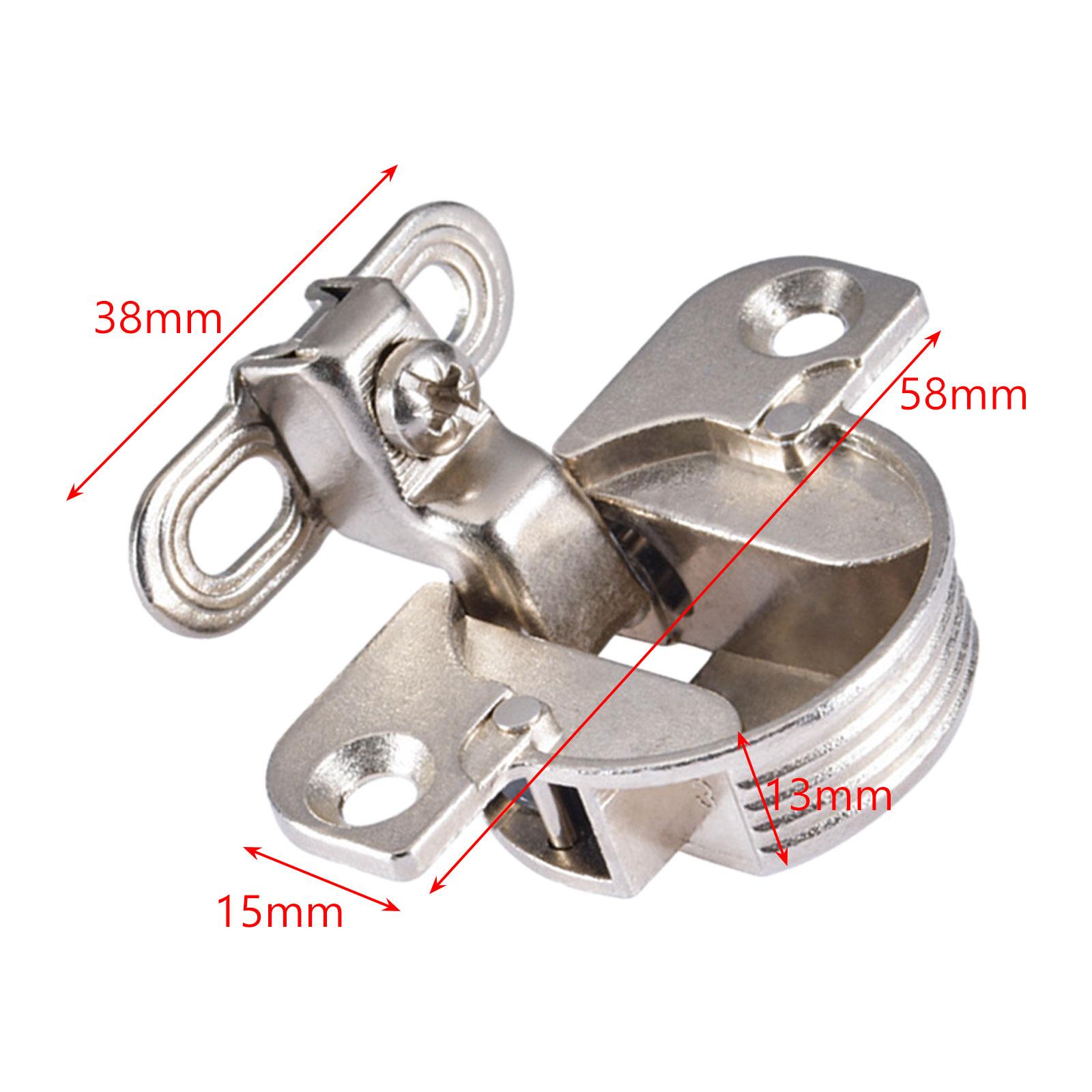 Furniture And Kitchen Hardware Fitting - 2개입 도어 힌지 설치가 간편한 하드웨어