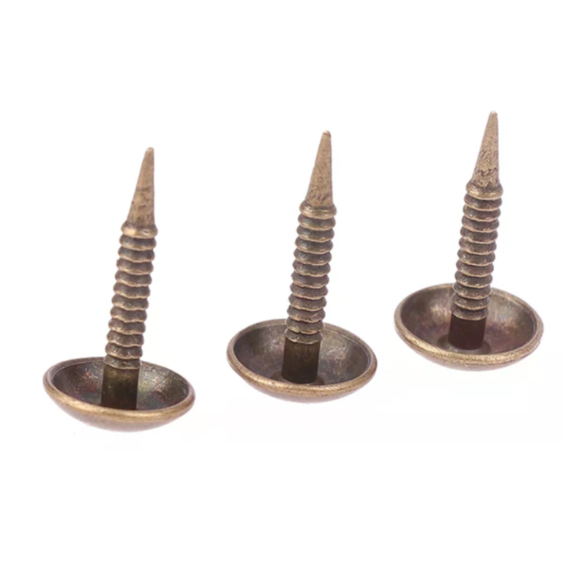 Furniture Upholstery Hardware - 100개 앤티크 브론즈 장식 못, 보석함,