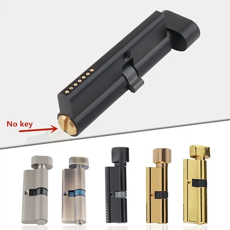 Furniture Hardware Tools - 실내 단단한 나무 문 황동 열쇠가없는