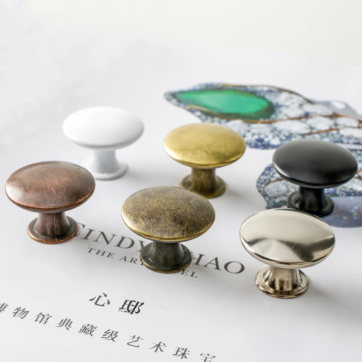 레트로 브론즈 톤 합금 주방 손잡이 서랍 캐비닛 도어  - Furniture And Kitchen Hardware Fitting 리뷰 및 가격