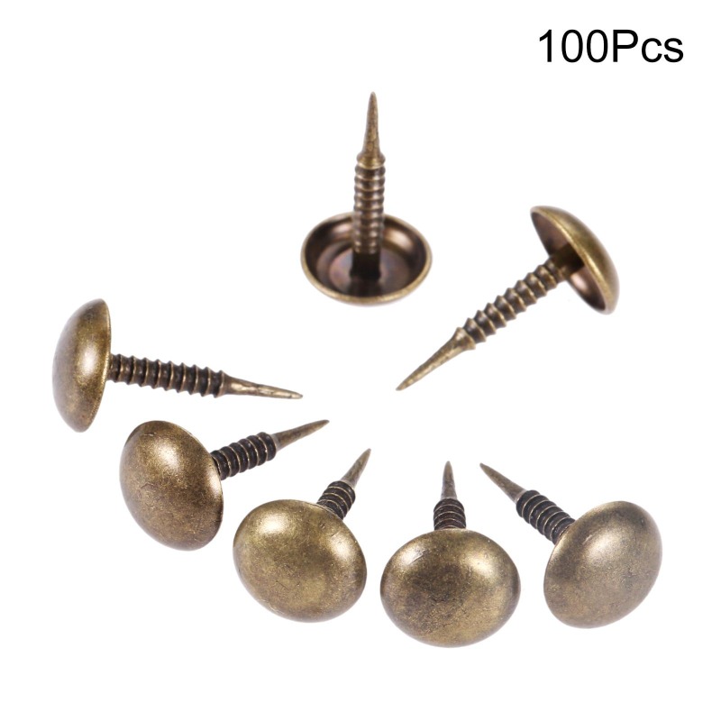 100Pcs 골동품 청동 실내 장식 손톱 보석 나무 상 - Furniture Upholstery Hardware 리뷰 및 가격