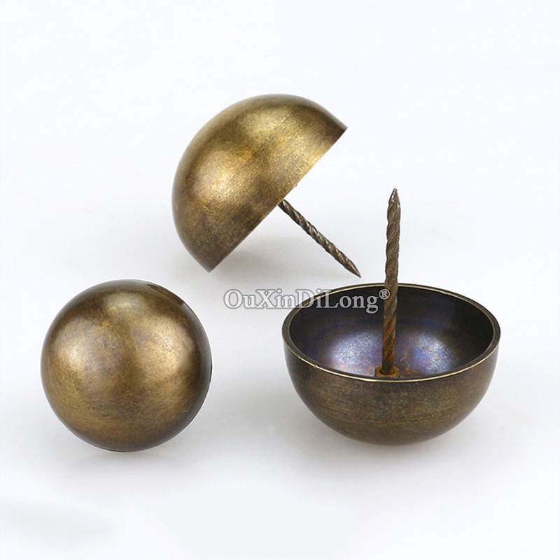 레트로 빈티지 20개 앤틱 황동 장식용 가구 못/리벳/ - Furniture Upholstery Hardware 리뷰 및 가격