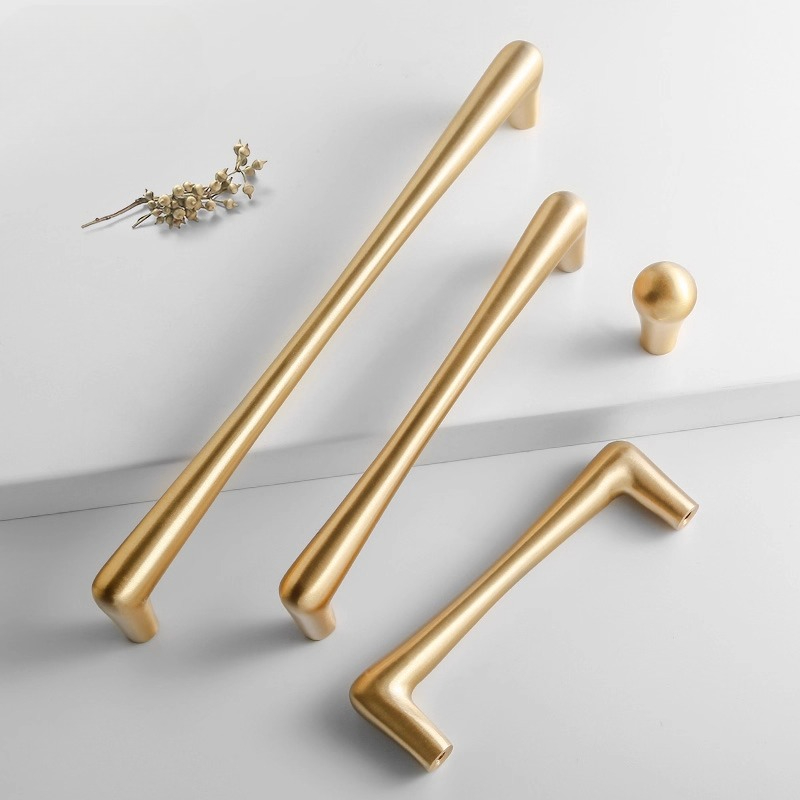 노르딕 황동 가구 손잡이 옷장 및 서랍장용 금색 손잡이 - Furniture And Kitchen Hardware Fitting 리뷰 및 가격