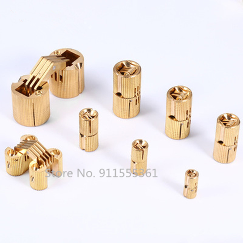 구리 황동 가구 경첩, 원통형 숨겨진 캐비닛 은폐 문  - Furniture Hardware Brass 리뷰 및 가격