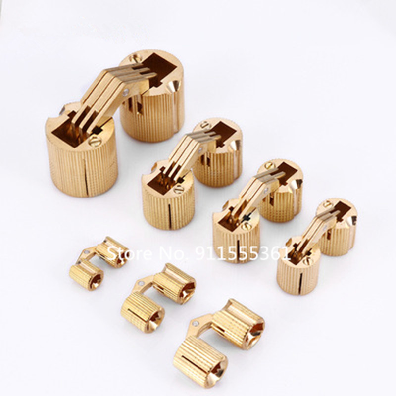 구리 황동 가구 경첩, 원통형 숨겨진 캐비닛 은폐 문  - Furniture Hardware Brass 리뷰 및 가격