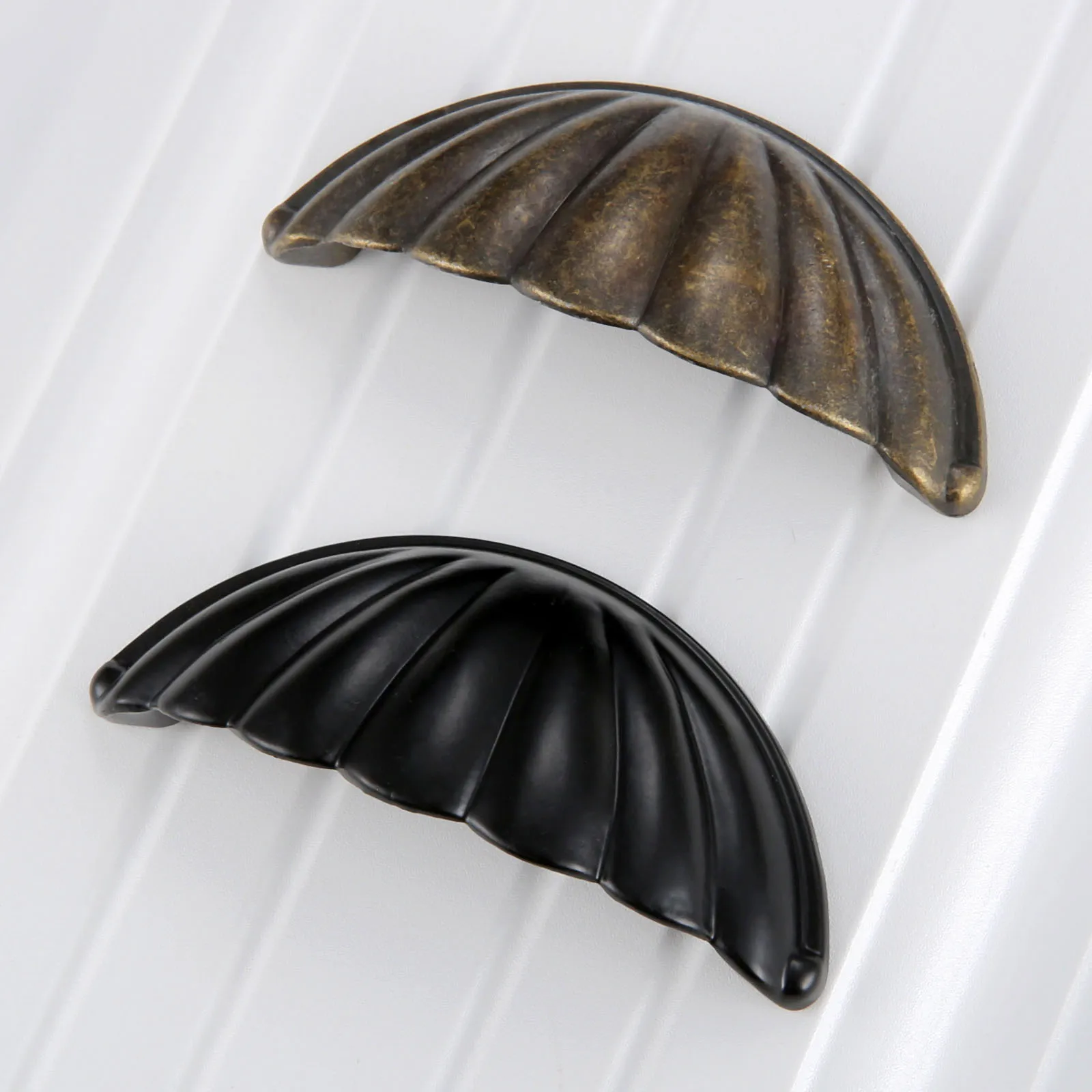 1pc 합금 쉘 모양 손잡이 반원형 당겨 64mm 주방 - Restoration Hardware Furniture Used 리뷰 및 가격