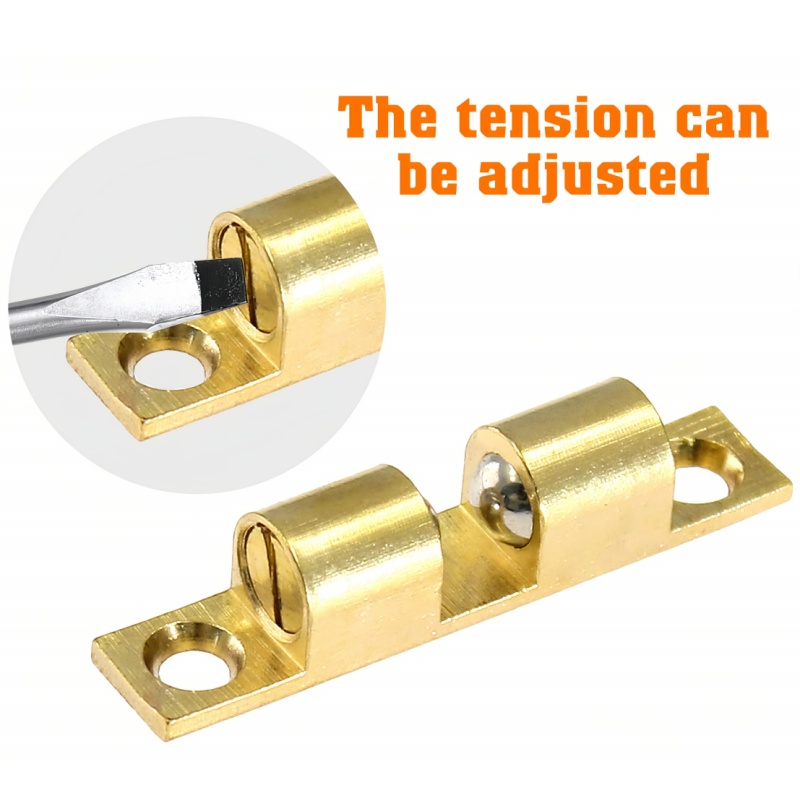 3/6pcs 캐비닛 옷장 도어 볼 캐치, 황동 더블 롤 - Furniture Hardware Tools 리뷰 및 가격