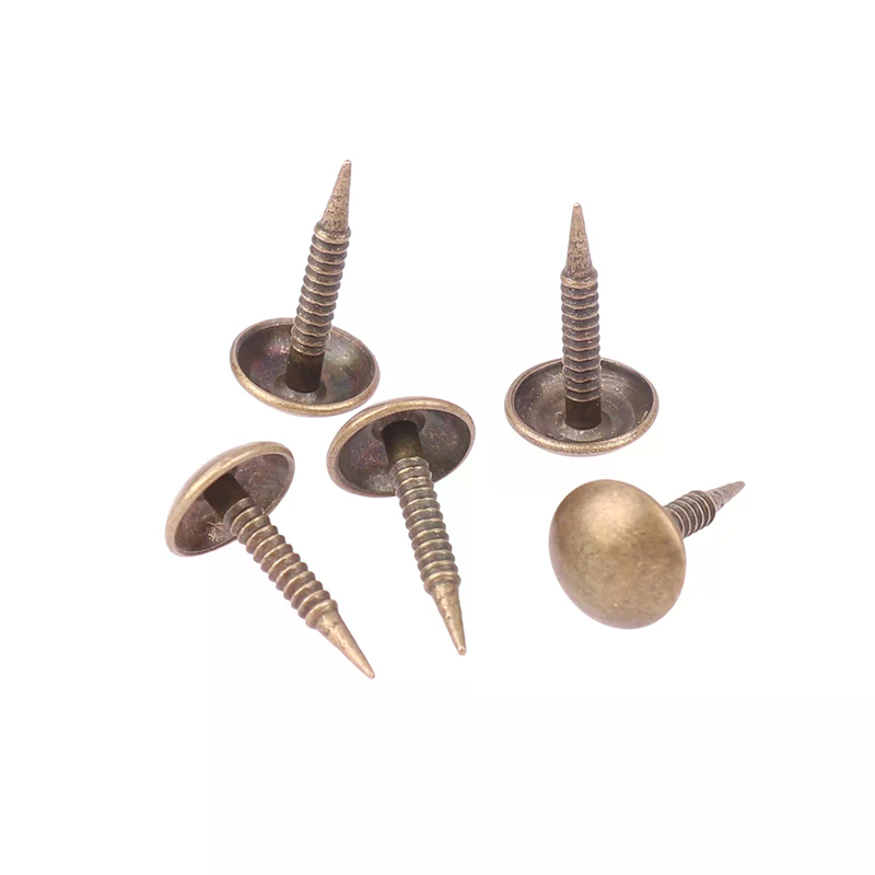 100개 앤티크 브론즈 장식 못, 보석함, 나무 상자, - Furniture Upholstery Hardware 리뷰 및 가격