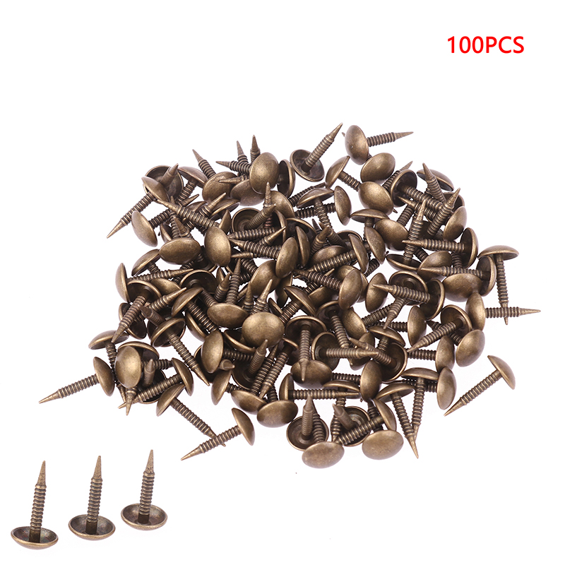 100개 앤틱 브론즈 장식용 못, 보석함, 나무 상자, - Furniture Upholstery Hardware 리뷰 및 가격