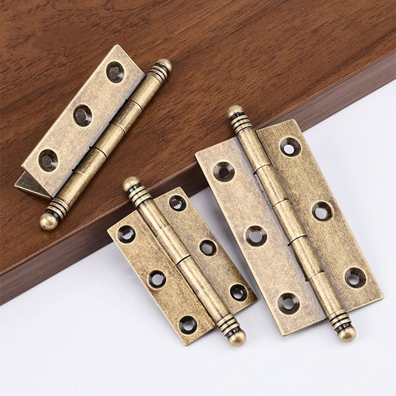4Pcs 골동품 황동 문 경첩 2/2.5/3 인치 가구 - Furniture Hardware Brass 리뷰 및 가격