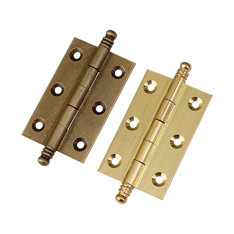 4Pcs 골동품 황동 문 경첩 2/2.5/3 인치 가구 - Furniture Hardware Brass 리뷰 및 가격
