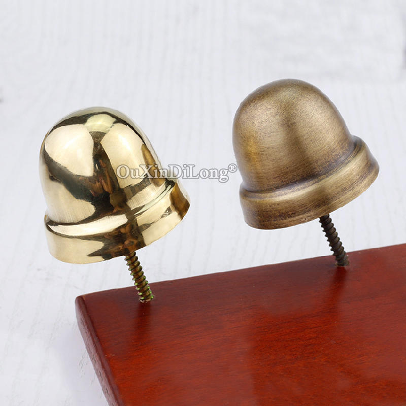 레트로 빈티지 4개 세트 앤틱 순수 황동 장식용 가구  - Furniture Upholstery Hardware 리뷰 및 가격