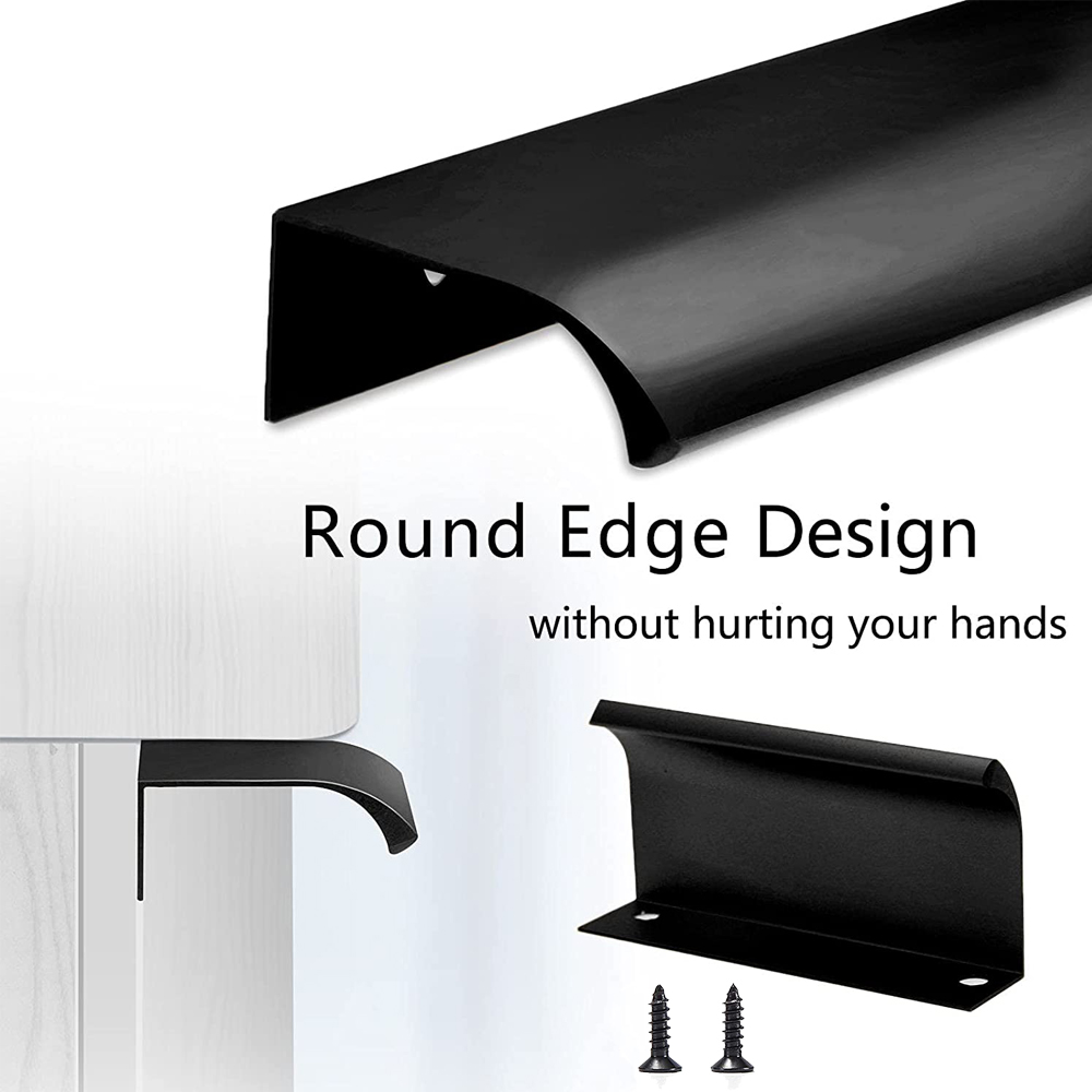 숨겨진 가구 서랍은 부엌 캐비닛 도어 블랙 핸들 알루미 - Restoration Hardware Furniture Used 리뷰 및 가격