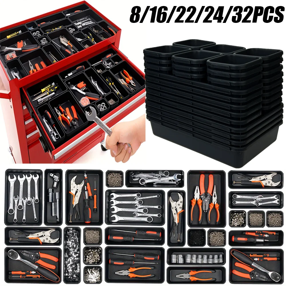8/22/32pcs 도구 주최자 상자 트레이 분배기 세 - Office Furniture Hardware 리뷰 및 가격
