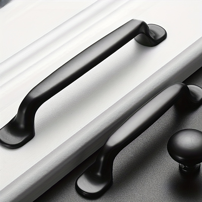 가구용 검정색 손잡이 4개, 캐비닛 손잡이 및 손잡이, - Restoration Hardware Furniture Used 리뷰 및 가격