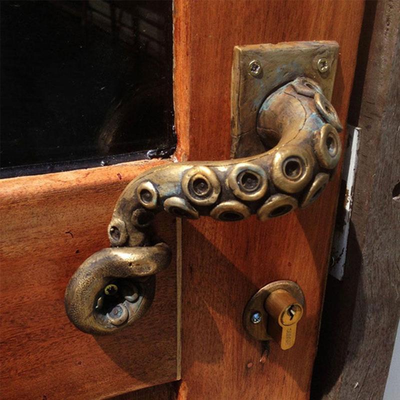 빈티지 문어 문짝 손잡이, 동물 스타일, 야외 후크 가 - Furniture Hardware Tools 리뷰 및 가격