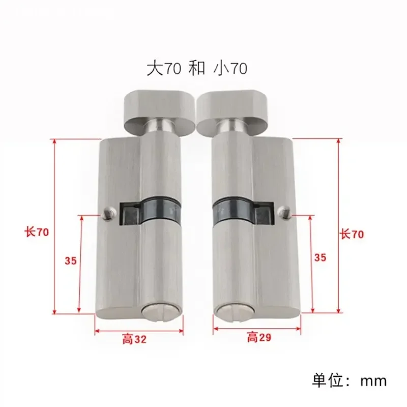 실내 단단한 나무 문 황동 열쇠가없는 잠금 코어 욕실  - Furniture Hardware Tools 리뷰 및 가격
