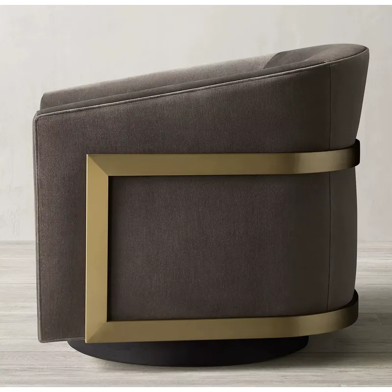거실용 모던 스타일 하드웨어 장식 회전 의자 실내 소파 - Furniture Upholstery Hardware 리뷰 및 가격