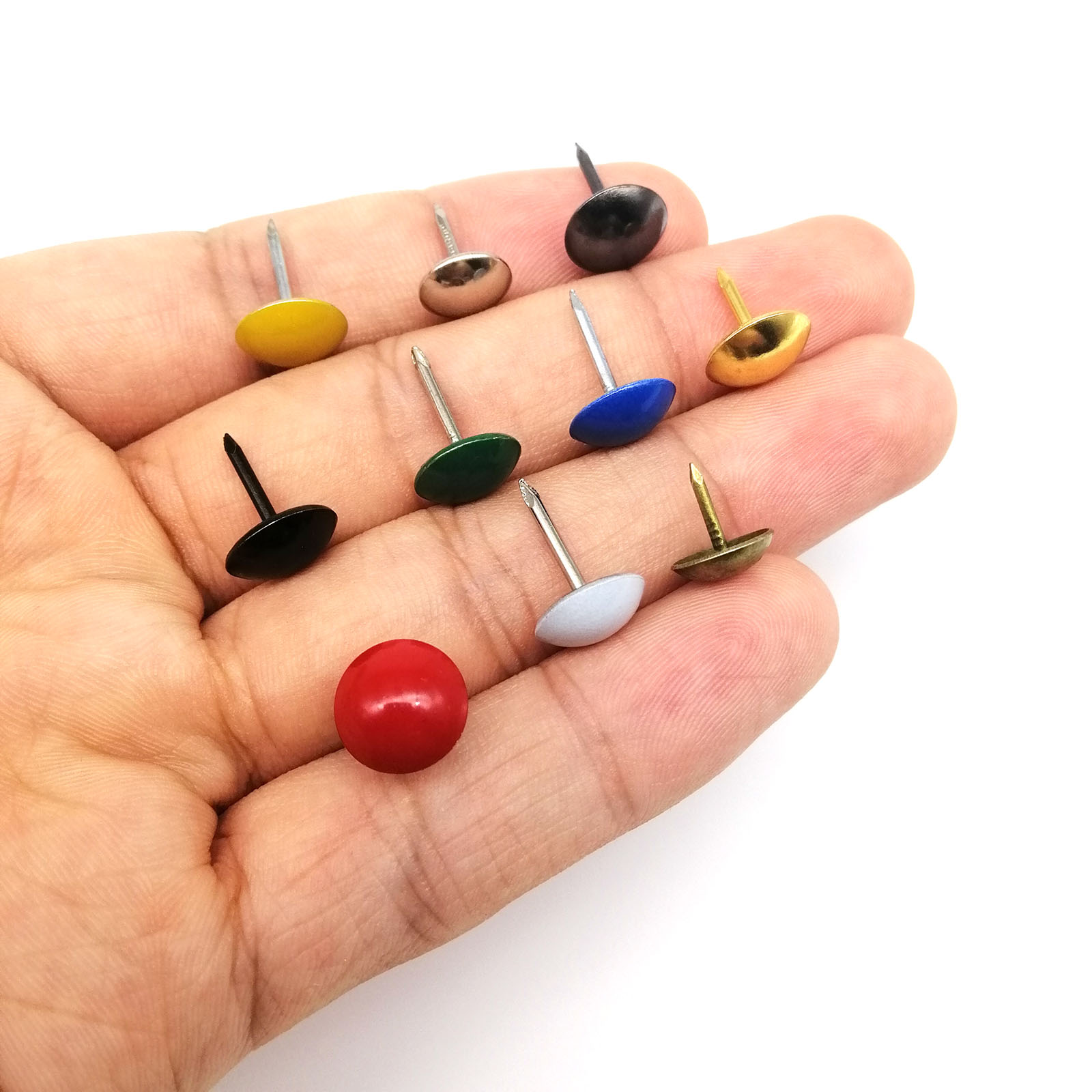 50pcs 다채로운 실내 장식용 못 보석 선물 케이스  - Furniture Upholstery Hardware 리뷰 및 가격