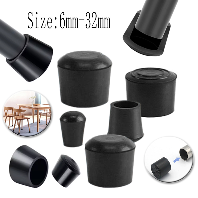 원형 고무 의자 다리 패드 6/7.5/9/10/12-3 - Furniture Hardware Feet 리뷰 및 가격