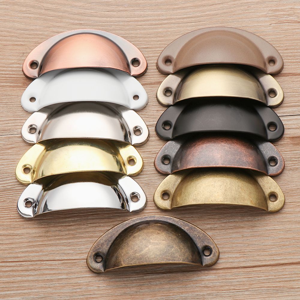 골동품 황동 쉘 당김 손잡이, 레트로 철 옷장 문, 가 - Furniture And Kitchen Hardware Fitting 리뷰 및 가격