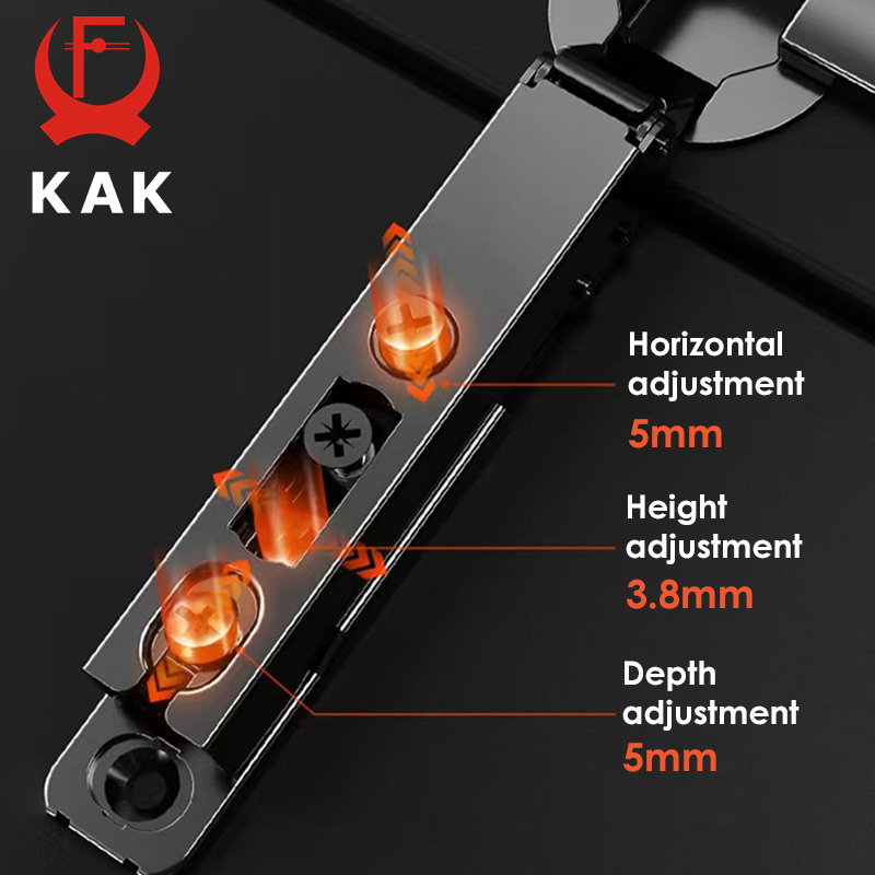 KAK 2PCS 주방 캐비닛 경첩 숨겨진 블랙 소프트  - Furniture And Kitchen Hardware Fitting 리뷰 및 가격