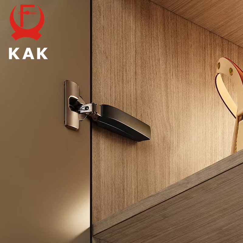 KAK 2PCS 주방 캐비닛 경첩 숨겨진 블랙 소프트  - Furniture And Kitchen Hardware Fitting 리뷰 및 가격